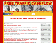 Tablet Screenshot of freetrafficcashflow.com